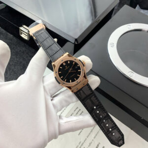 Đồng Hồ Hublot Classic Fusion ZF nam vàng gold máy cơ Super Fake 11 40mm