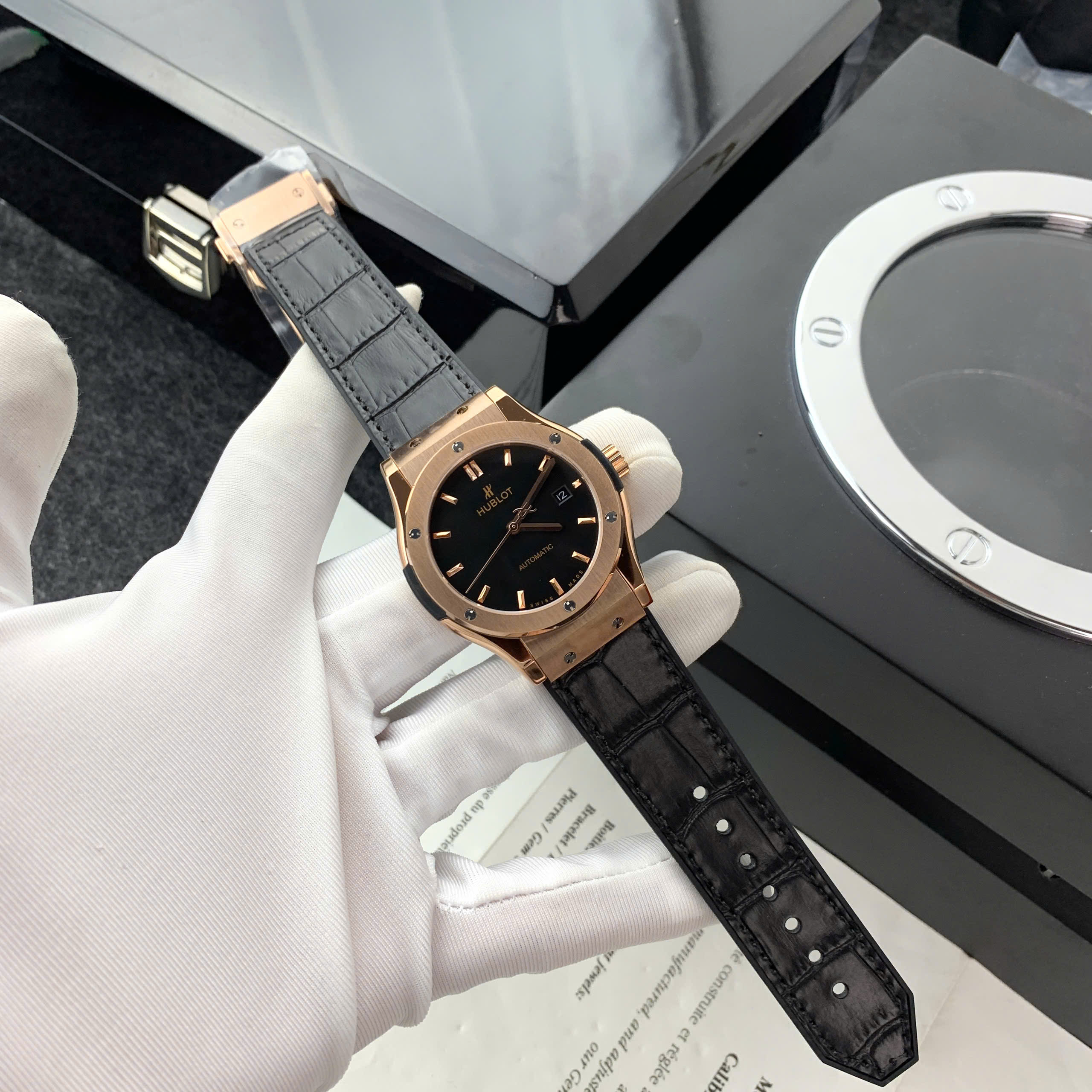 Đồng Hồ Hublot Classic Fusion ZF nam vàng gold máy cơ Super Fake 11 40mm (1) Đồng Hồ Hublot Classic Fusion ZF nam vàng gold máy cơ Super Fake 11 40mm