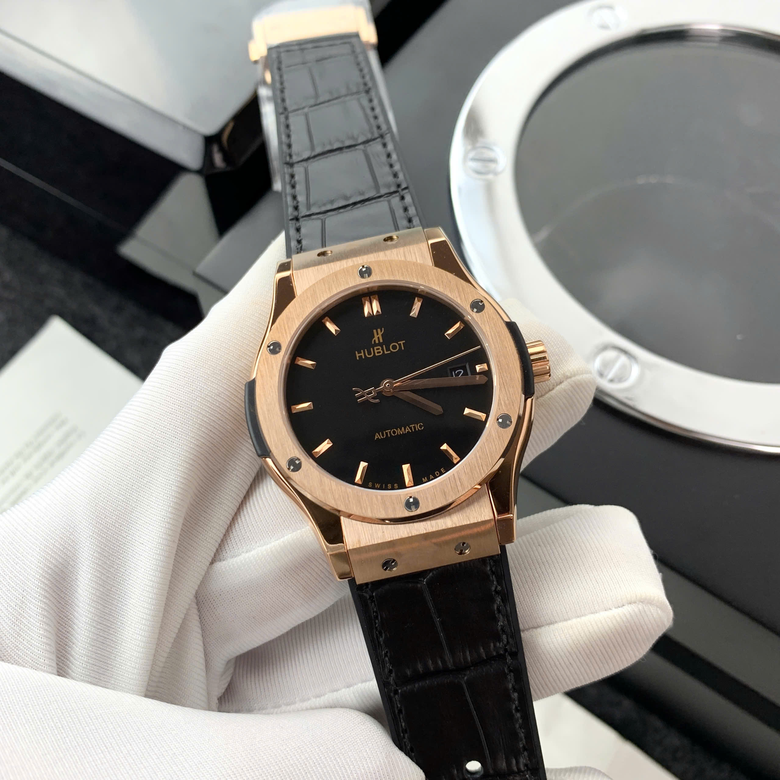 Đồng Hồ Hublot Classic Fusion ZF nam vàng gold máy cơ Super Fake 11 40mm (2) Đồng Hồ Hublot Classic Fusion ZF nam vàng gold máy cơ Super Fake 11 40mm