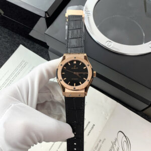 Đồng Hồ Hublot Classic Fusion ZF nam vàng gold máy cơ Super Fake 11 40mm
