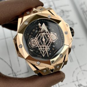 Đồng hồ Hublot Big Bang Sang Bleu 2 King Gold Replica 11 45mm (2)