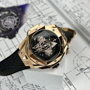 Đồng hồ Hublot Big Bang Sang Bleu 2 King Gold Replica 11 45mm (3)