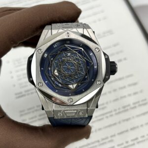 Đồng hồ Hublot Big Bang Sang Bleu màu xanh Replica 11 45mm (4)