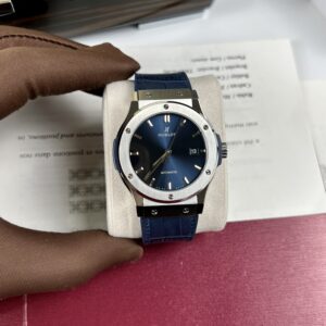 Đồng hồ Hublot Classic Fusion Titanium Blue Dial JJF Factory 42mm (2)