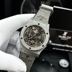 Đồng hồ Hublot Classic Fusion nam màu xám Fake cao cấp 42mm (3)