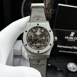 Đồng hồ Hublot Classic Fusion nam màu xám Fake cao cấp 42mm (5)