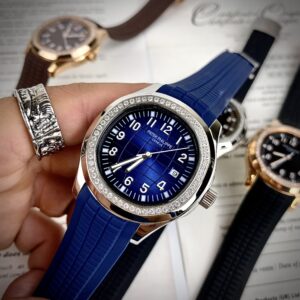 Đồng hồ Patek Philippe Aquanaut nam đính đá Super Fake 11 40mm (3)