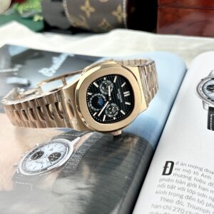 Đồng hồ Patek Philippe Nautilus 57401G nam mặt đen Super Fake 11 40mm (3)