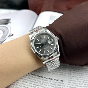 Đồng hồ Rolex DateJust nam cọc số dạ quang Fake cao cấp 3641mm