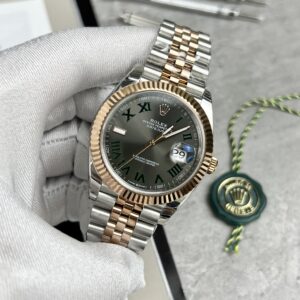 Đồng hồ Rolex DateJust nam cọc số la mã Replica 11 EW Factory 41mm (5)