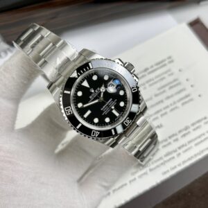 Đồng hồ Rolex Submariner nam mặt đen Replica 11 EW Factory 40mm (2)