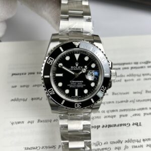 Đồng hồ Rolex Submariner nam mặt đen Replica 11 EW Factory 40mm (3)