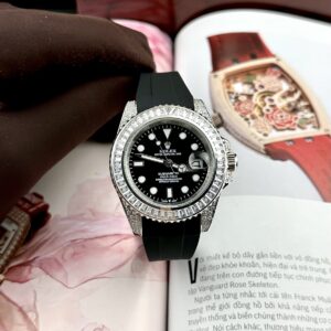 Đồng hồ Rolex Submariner nam đính đá Super Fake 1:1 40mm