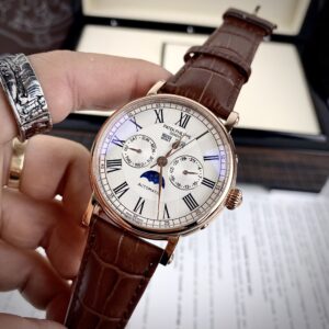 Đồng hồ Patek Philippe Sun and Moon nam dây da Fake giá rẻ 40mm