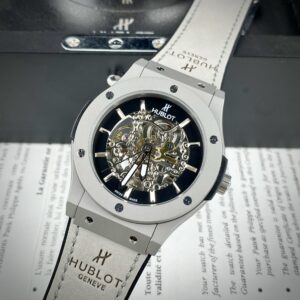 Đồng hồ Hublot Skeleton nam máy lộ cơ Fake cao cấp 42mm