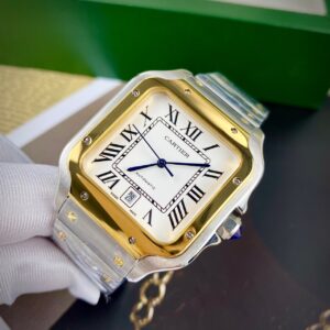 Đồng hồ Cartier Santos nam máy cơ Nhật super Fake 1:1 40mm