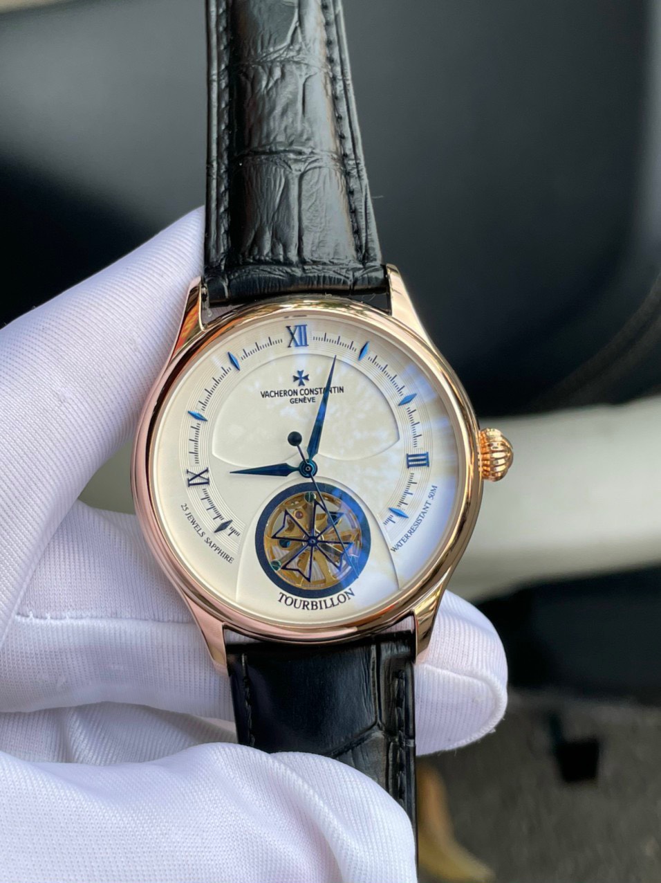 ng H Vacheron Constantin Fake cao c p nam m u tr ng 41mm ng