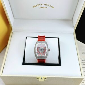 Đồng hồ Franck Muller V32 nữ đính đá Fake giá rẻ 36mm (3)