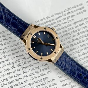 Đồng hồ Hublot Classic Fusion King Gold Blue Dial HB Factory 33mm (2)