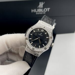 Đồng hồ Hublot Classic Fusion nữ đính đá Replica 11 HB Factory 33mm (6)