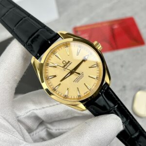 Đồng hồ Omega Seamaster Replica 11 cao cấp nam dây da 38 (2)