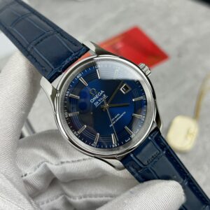 Đồng hồ Omega Seamaster Replica 11 nam mặt xanh 38 (2)