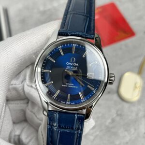 Đồng hồ Omega Seamaster Replica 11 nam mặt xanh 38 (2)