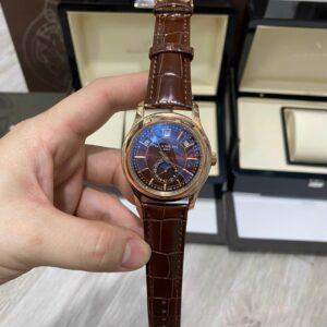 Đồng hồ Patek Philippe 5205 nam màu nâu Super Fake 11 40mm (2)