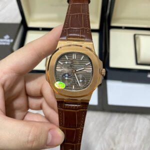 Đồng hồ Patek Philippe Nautilus 5712 nam mặt xám Fake cao cấp 40mm (2)