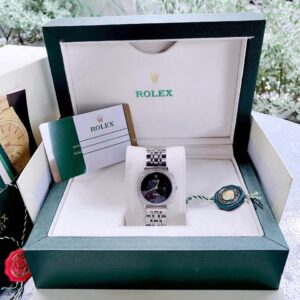 Đồng hồ Rolex Cellini nữ dây kim loại Fake giá rẻ 34mm (6)