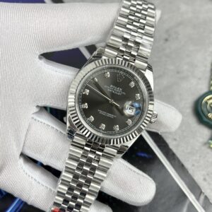 Đồng hồ Rolex DateJust nam mặt xám gray EW Factory 3641mm (2)