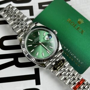 Đồng hồ Rolex DateJust nam mặt xanh Rep 11 Clean Factory V2 41mm (2)