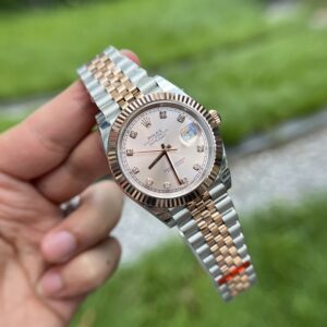 Đồng hồ Rolex DateJust nam màu demi Replica 11 EW Factory 41mm (10)