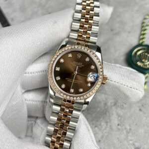 Đồng hồ Rolex DateJust nữ màu Cafe Replica 11 EW Factory 31mm (4)