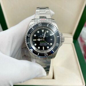 Đồng hồ Rolex Deepsea nam mặt đen Fake cao cấp 40mm (2)