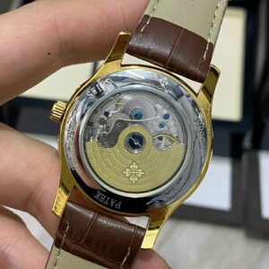 Đồng hồ nam Patek Philippe 5205 mặt trắng Super Fake 11 40mm (1)