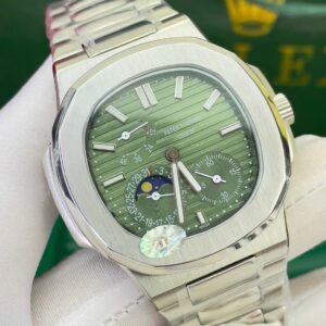 Đồng hồ Patek Philippe Nautilus 5712 mặt xanh Fake cao cấp 40mm (2)