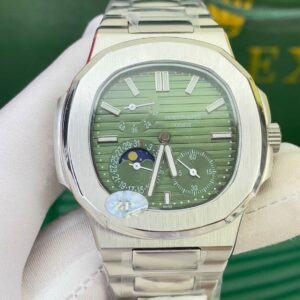 Đồng hồ Patek Philippe Nautilus 5712 mặt xanh Fake cao cấp 40mm (2)