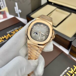 Đồng hồ Patek Philippe Nautilus 5712 nam mặt xám Fake 11 40mm (2)