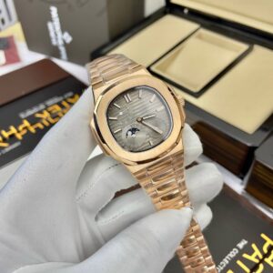 Đồng hồ Patek Philippe Nautilus 5712 nam mặt xám Fake 11 40mm (2)