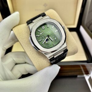 Đồng hồ Patek Philippe Nautilus 5712 nam mặt xanh Fake 11 40mm (2)