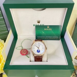 Đồng hồ Rolex Cellini Moonphase máy cơ Nhật Fake cao cấp 40mm (2)