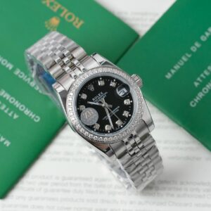 Đồng hồ Rolex DateJust Fake giá rẻ nữ đính đá 31mm (2)