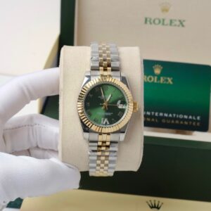 Đồng hồ Rolex DateJust nữ mặt xanh ngọc Super Fake 11 31mm (2)