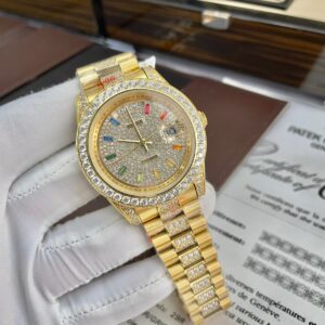 Đồng hồ Rolex Day-Date Fake Cao Cấp nam đính đá 40mm (2)