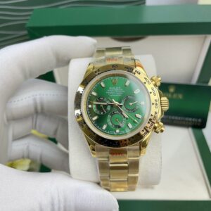 Đồng hồ Rolex Daytona mặt xanh ngọc Fake cao cấp 40mm (1)