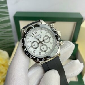 Đồng hồ Rolex Daytona nam mặt trắng Fake cao cấp 40mm (2)