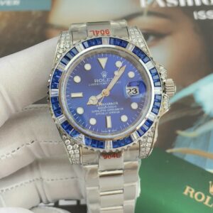 Đồng hồ Rolex Submariner nam đính đá Fake cao cấp 40mm (2)