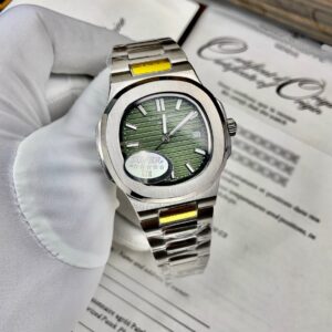 Đồng hồ nam Fake giá rẻ Patek Philippe Nautilus 5711 dây kim loại 40mm (2)