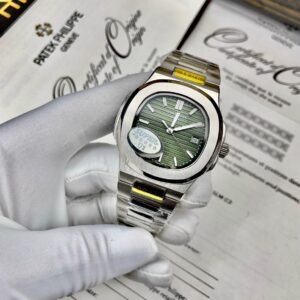 Đồng hồ nam Fake giá rẻ Patek Philippe Nautilus 5711 dây kim loại 40mm (2)